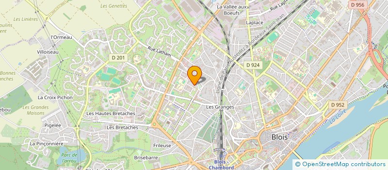 localisation de l'entreprise MADAME CYNTHIA FARIA  BLOIS