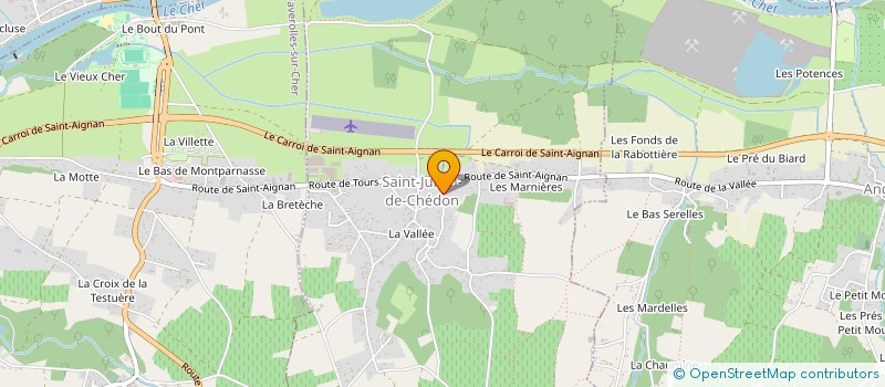 localisation de l'entreprise MADAME CYNTHIA FAUCHET  SAINT-JULIEN-DE-CHEDON