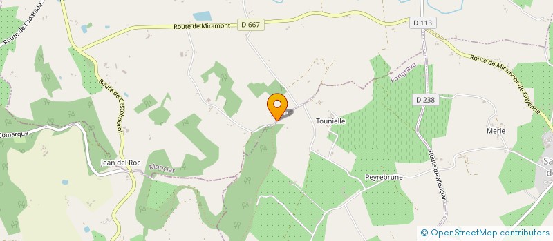 localisation de l'entreprise MADAME CYNTHIA FERRAN  MONCLAR