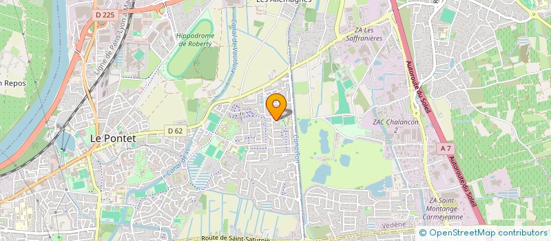 localisation de l'entreprise MADAME CYNTHIA FERRI  LE PONTET