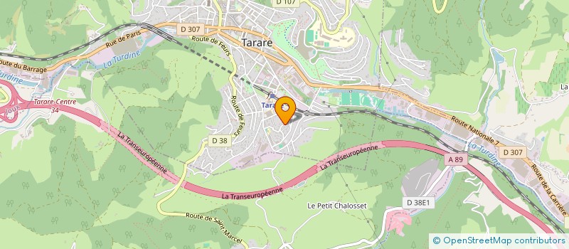 localisation de l'entreprise MADAME CYNTHIA FERRIERE  TARARE