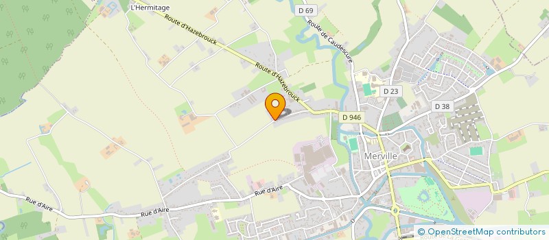 localisation de l'entreprise MADAME CYNTHIA FLAMENT  MERVILLE