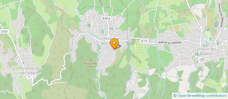 localisation de l'entreprise MADAME CYNTHIA FRUIT NAVARRO  VILLELONGUE-DELS-MONTS