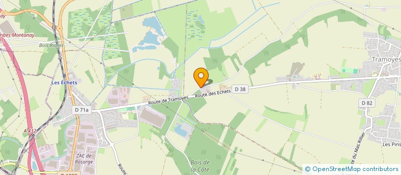 localisation de l'entreprise MADAME CYNTHIA GABAYET  SAINT-DIDIER-DE-FORMANS