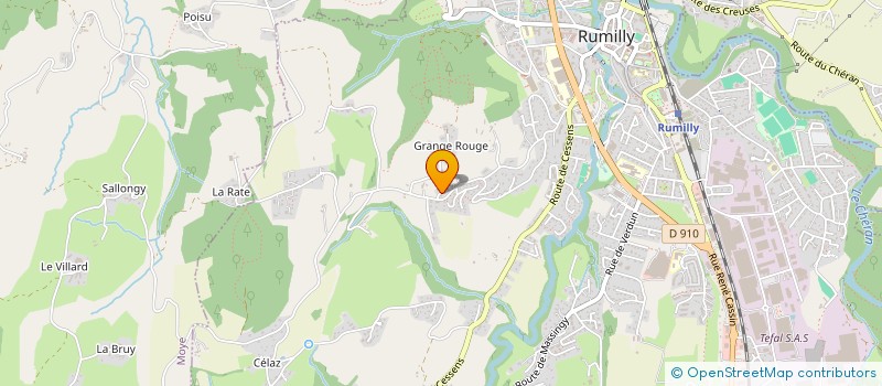 localisation de l'entreprise MADAME CYNTHIA GALARDELLI  RUMILLY