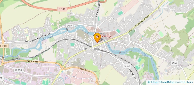 localisation de l'entreprise MADAME CYNTHIA GARDERET  RUELLE-SUR-TOUVRE