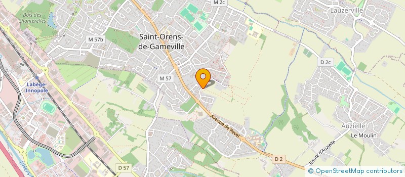 localisation de l'entreprise MADAME CYNTHIA GEORGES  ST ORENS DE GAMEVILLE