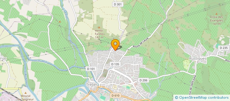 localisation de l'entreprise MADAME CYNTHIA GEORGET  TREBES