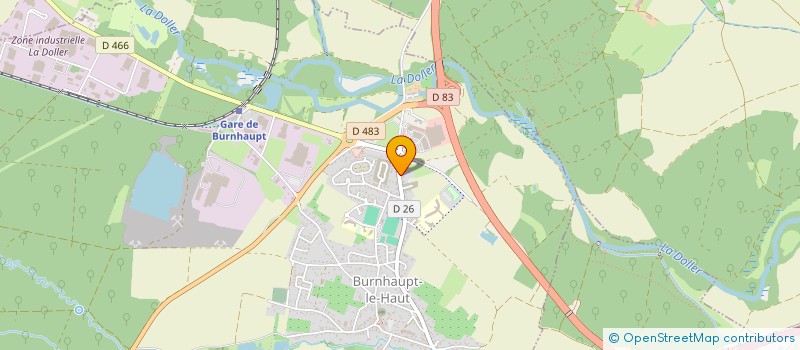 localisation de l'entreprise MADAME CYNTHIA GERTHOFFER  BURNHAUPT-LE-HAUT