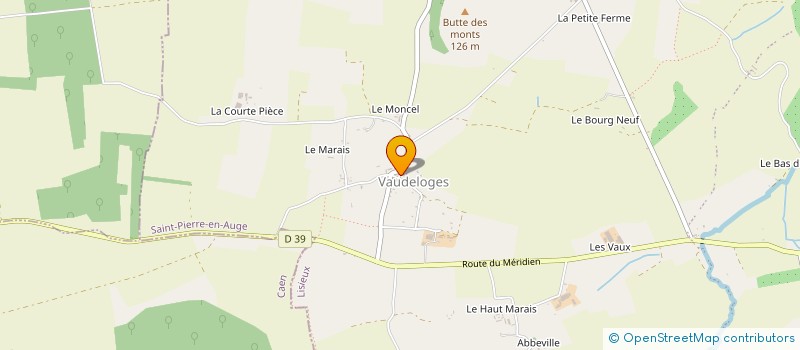 localisation de l'entreprise MADAME CYNTHIA GINIER  SAINT-PIERRE-EN-AUGE