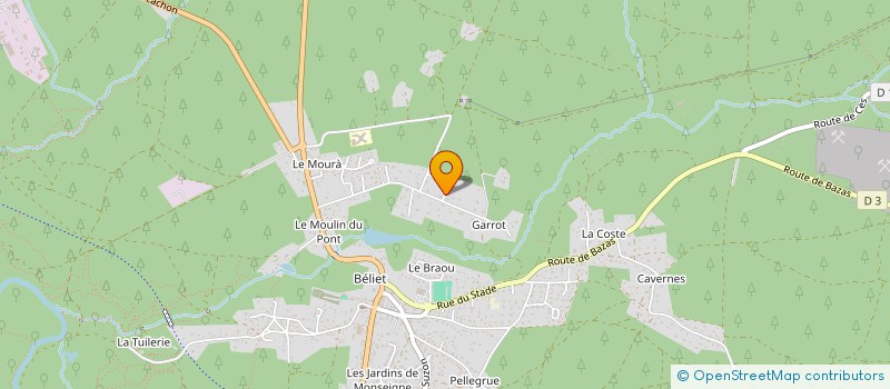 localisation de l'entreprise MADAME CYNTHIA GOISNARD  BRETAGNE-DE-MARSAN