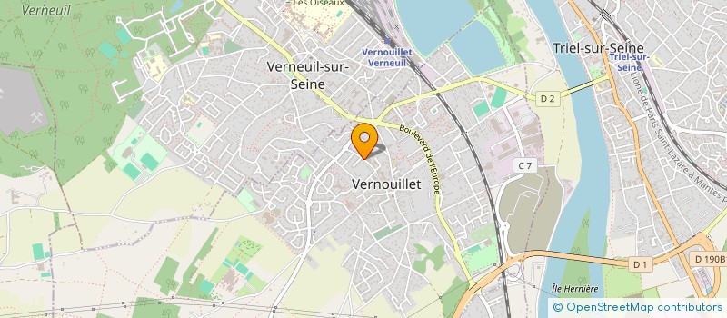 localisation de l'entreprise MADAME CYNTHIA GONNIER à VERNOUILLET