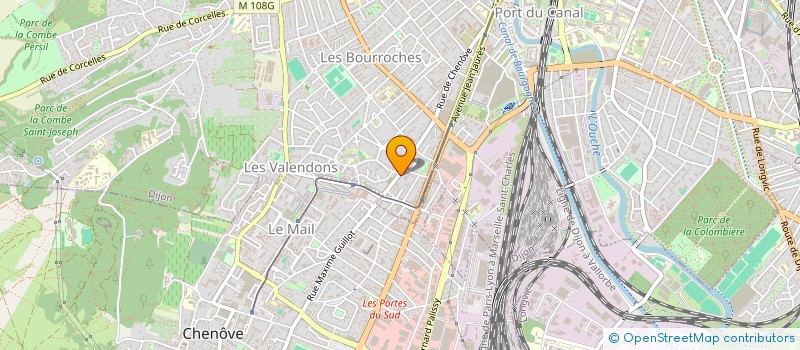 localisation de l'entreprise MADAME CYNTHIA GONZALEZ  DIJON