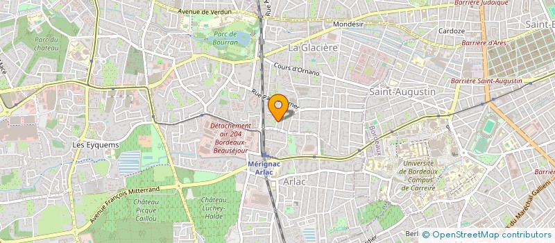 localisation de l'entreprise MADAME CYNTHIA GORNIK  MERIGNAC