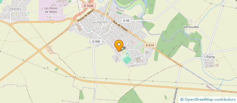 localisation de l'entreprise MADAME CYNTHIA GUERDER  GUIGNES