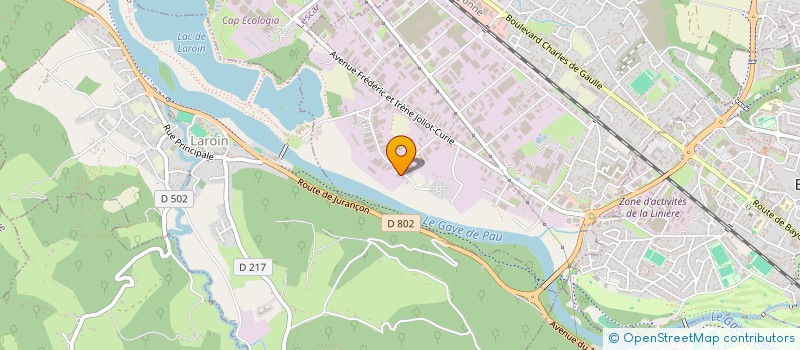 localisation de l'entreprise MADAME CYNTHIA GUILBERT à LONS