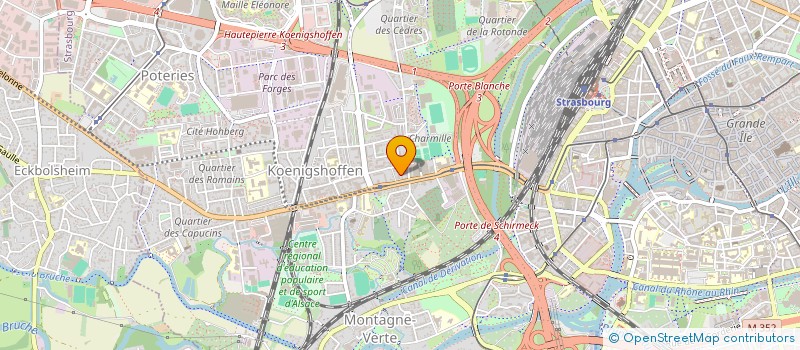 localisation de l'entreprise MADAME CYNTHIA HAGUENAUER à STRASBOURG