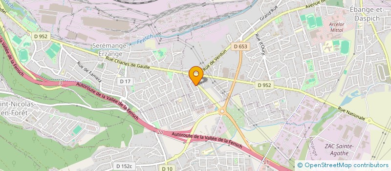 localisation de l'entreprise MADAME CYNTHIA IMOMA  FLORANGE