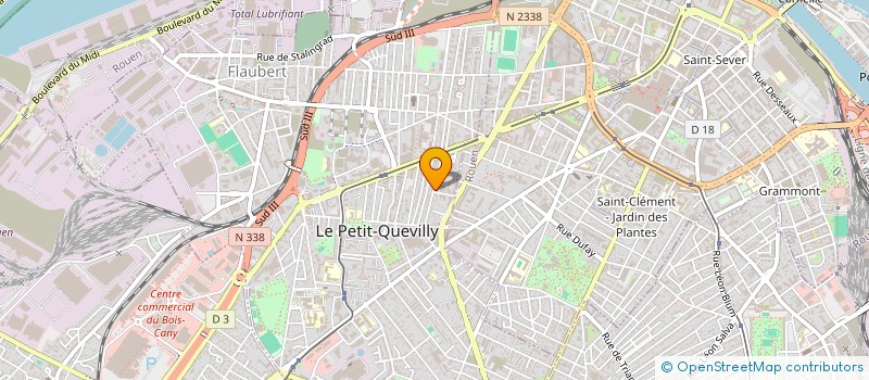 localisation de l'entreprise MADAME CYNTHIA JEANNE  LE PETIT-QUEVILLY