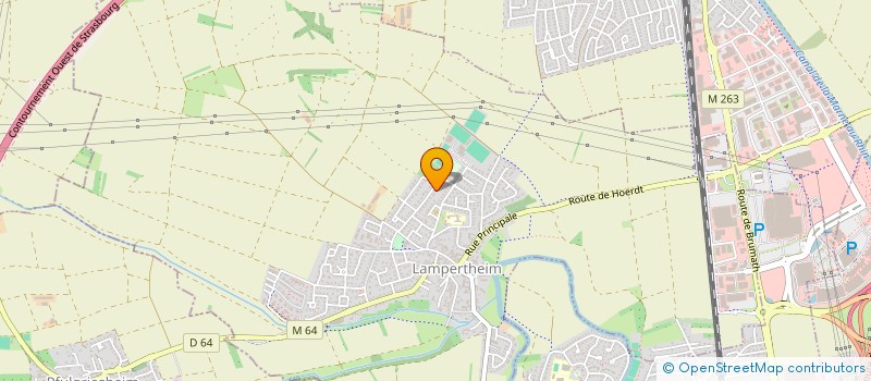 localisation de l'entreprise MADAME CYNTHIA JOSEPHINE  LAMPERTHEIM