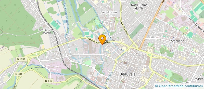 localisation de l'entreprise MADAME CYNTHIA KELLO  BEAUVAIS