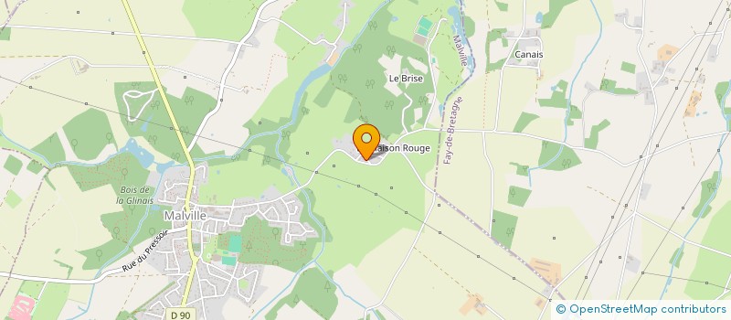 localisation de l'entreprise MADAME CYNTHIA KERHERVE  MALVILLE