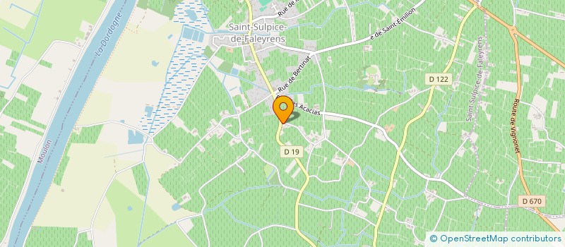 localisation de l'entreprise MADAME CYNTHIA KORNBLUM  SAINT-SULPICE-DE-FALEYRENS