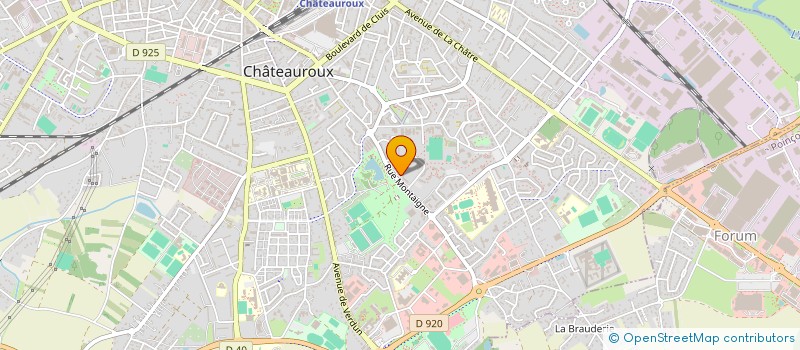 localisation de l'entreprise MADAME CYNTHIA LAQUERRIERE à CHATEAUROUX