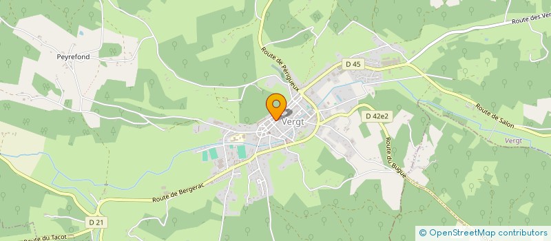 localisation de l'entreprise MADAME CYNTHIA LARREY  VERGT