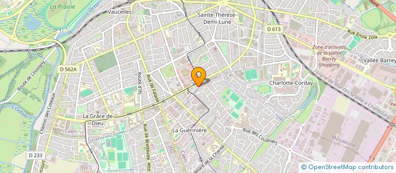 localisation de l'entreprise MADAME CYNTHIA LAURANSON  CAEN