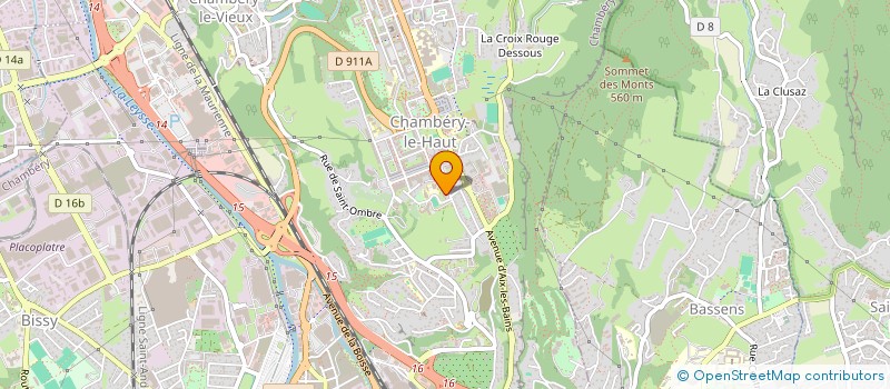 localisation de l'entreprise MADAME CYNTHIA LAURENT  CHAMBERY