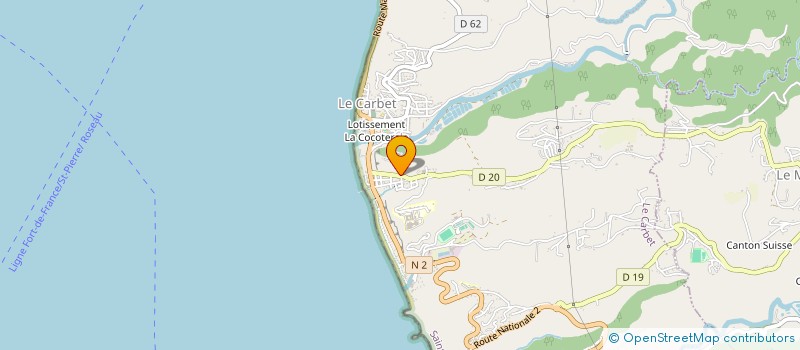 localisation de l'entreprise MADAME CYNTHIA LAURIER  CARBET