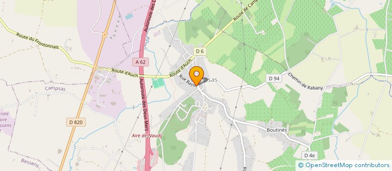 localisation de l'entreprise MADAME CYNTHIA LAYMAJOUX  CAMPSAS