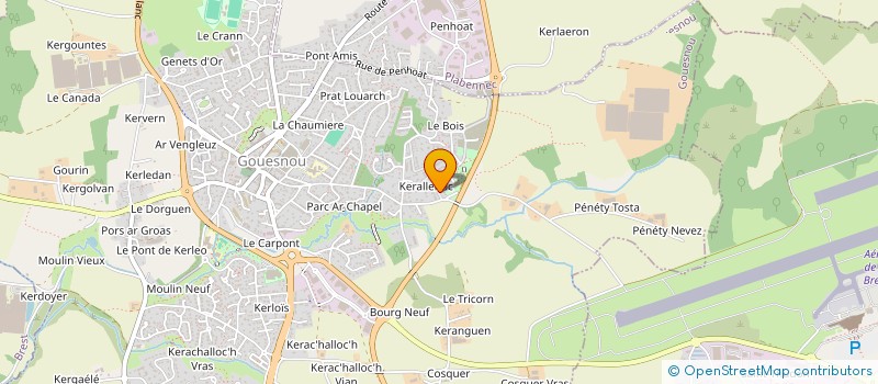 localisation de l'entreprise MADAME CYNTHIA LE BORGNE à GOUESNOU