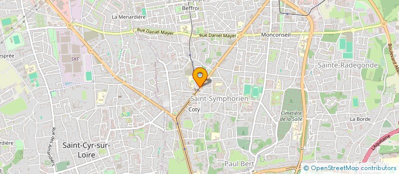 localisation de l'entreprise MADAME CYNTHIA LEJARS  TOURS