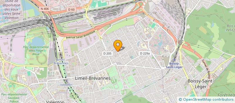 localisation de l'entreprise MADAME CYNTHIA LEJUSTE  LIMEIL-BREVANNES