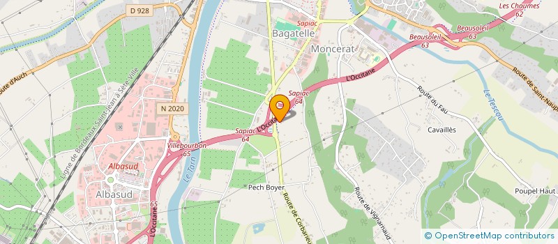 localisation de l'entreprise MADAME CYNTHIA LENESTOUR  MONTAUBAN