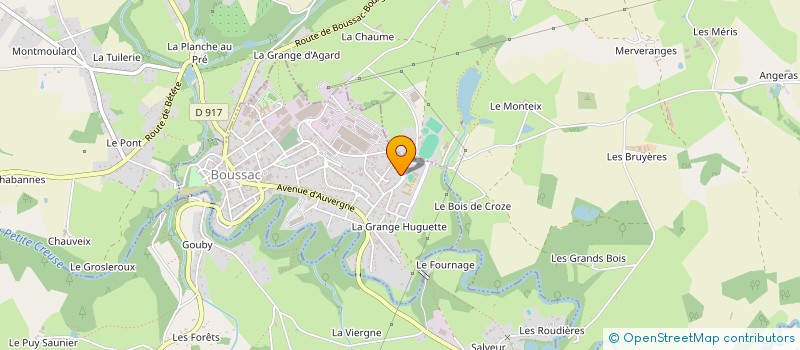 localisation de l'entreprise MADAME CYNTHIA LHOMME à BOUSSAC