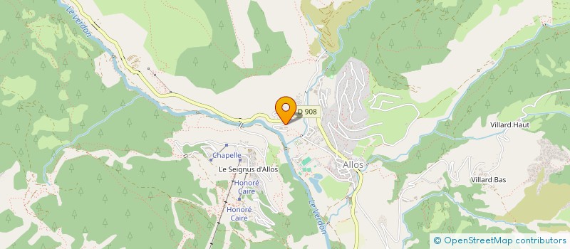 localisation de l'entreprise MADAME CYNTHIA LIBORGNA  ALLOS