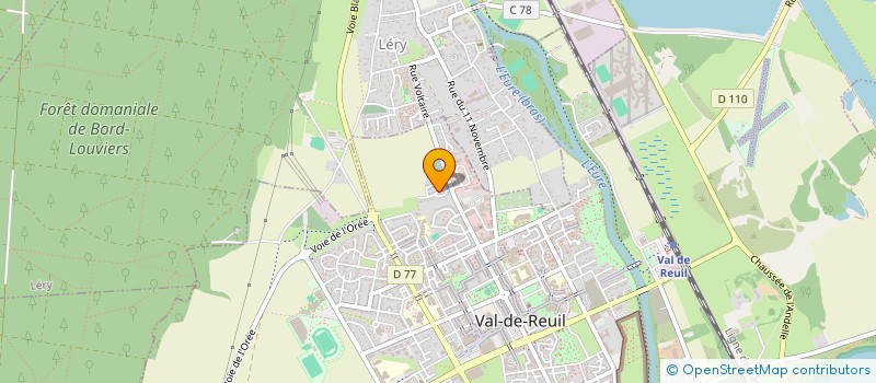 localisation de l'entreprise MADAME CYNTHIA LORMAILLE  VAL-DE-REUIL