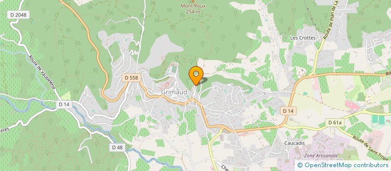 localisation de l'entreprise MADAME CYNTHIA LOUVET  GRIMAUD