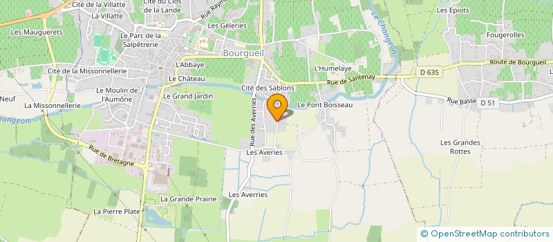 localisation de l'entreprise MADAME CYNTHIA MARMONTEIL  BOURGUEIL