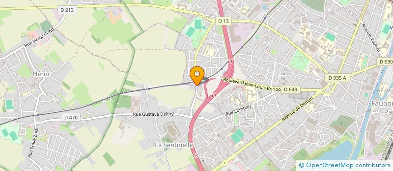 localisation de l'entreprise MADAME CYNTHIA MARQUEGNIES  VALENCIENNES