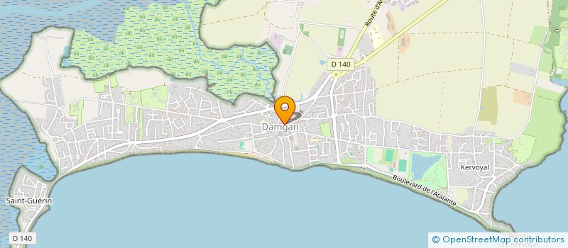 localisation de l'entreprise MADAME CYNTHIA MARTIN  DAMGAN