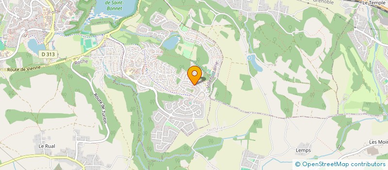 localisation de l'entreprise MADAME CYNTHIA MARTIN  VILLEFONTAINE