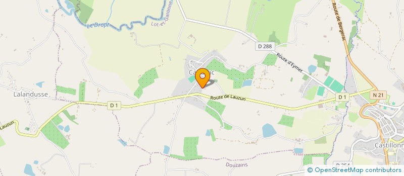 localisation de l'entreprise MADAME CYNTHIA MARTY  CAHUZAC