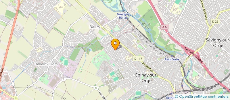 localisation de l'entreprise MADAME CYNTHIA MASSON--GIRAUD  EPINAY-SUR-ORGE