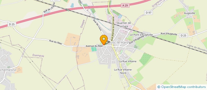 localisation de l'entreprise MADAME CYNTHIA MAUGER  BOSC-LE-HARD