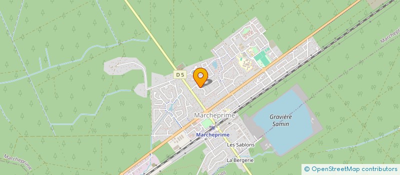 localisation de l'entreprise MADAME CYNTHIA MAURY  MARCHEPRIME