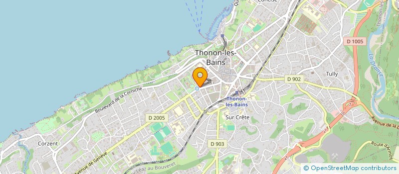 localisation de l'entreprise MADAME CYNTHIA MAXIT à THONON-LES-BAINS